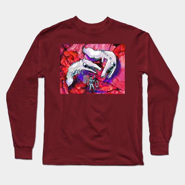 meat river Long Sleeve T-Shirt by bhramarii